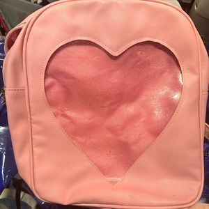 Cute heart ita backpack